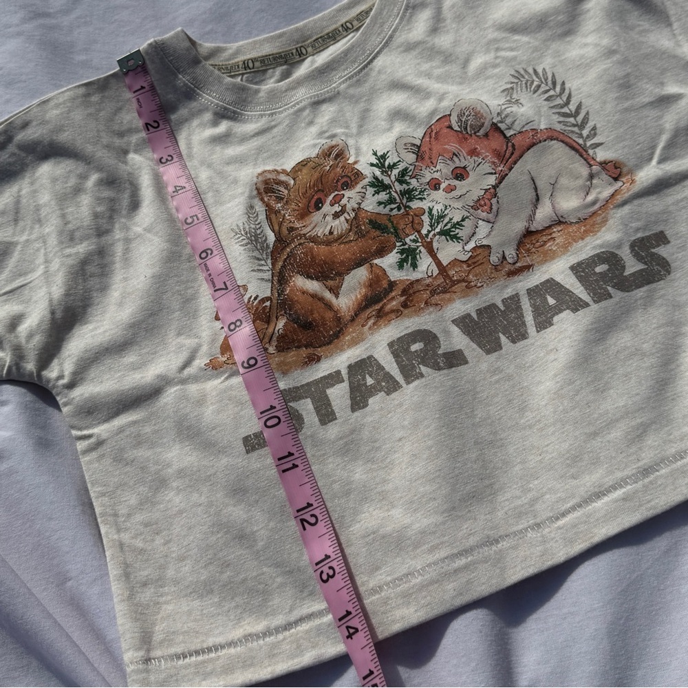 Star Wars Ewok Kids Tee NWT Size 5/6 Return of the Jedi 40th Anniversary Disney - Picture 5 of 8